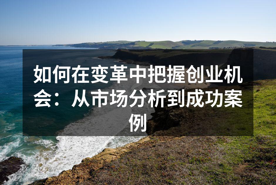如何在变革中把握创业机会：从市场分析到成功案例